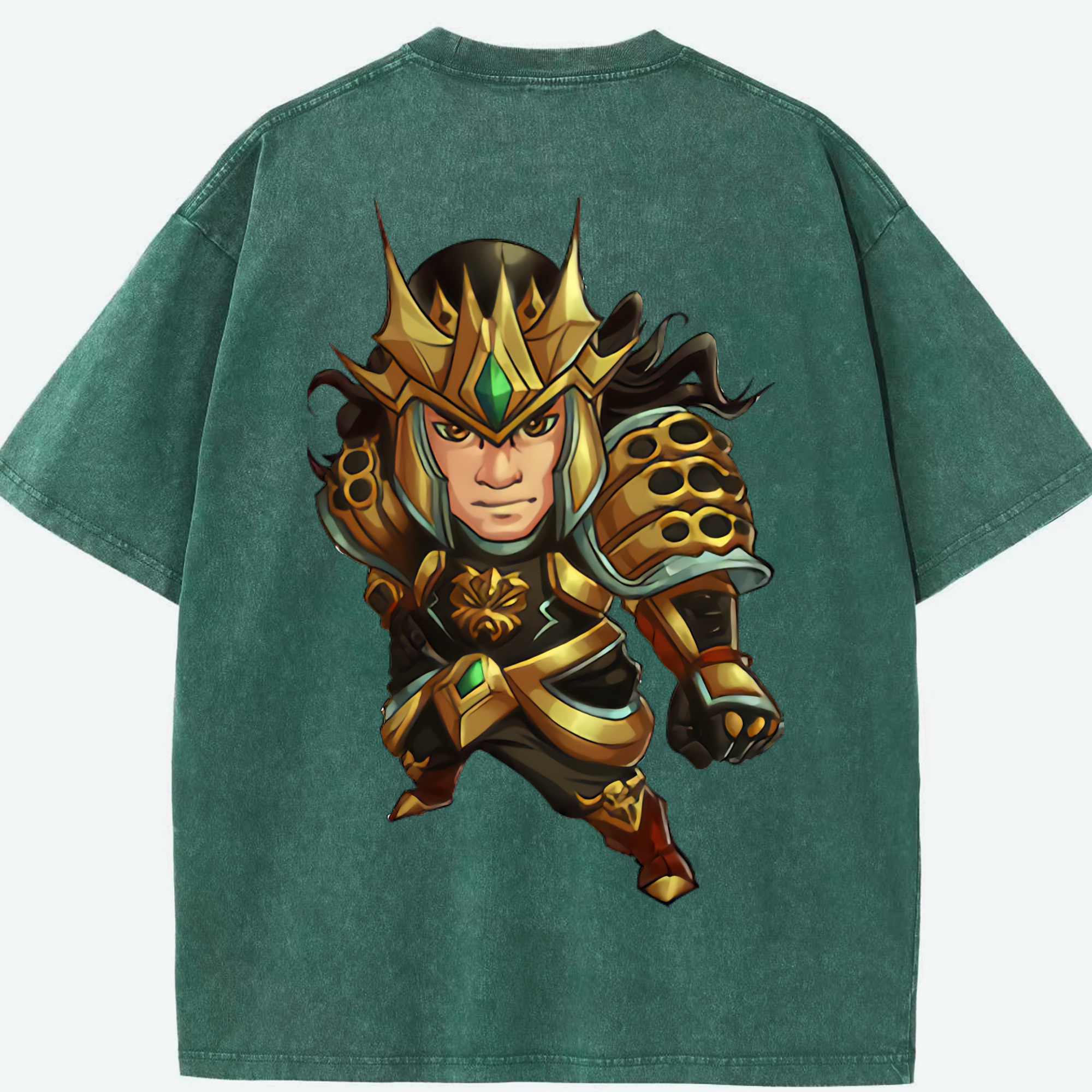 リーグ・オブ・レジェンド League of Legends LOL 綿100% ヴィンテージ風 半袖Tシャツ（背面プリント）